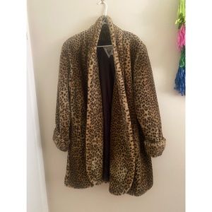 Vintage J Percy x Marvin Richards Faux Fur Coat